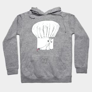 Chef's Hat with rat Hoodie